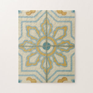 Decoratief Tile Patroon van de Oude Wereld Legpuzzel