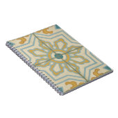 Decoratief Tile Patroon van de Oude Wereld Notitieboek (Rechterzijde)