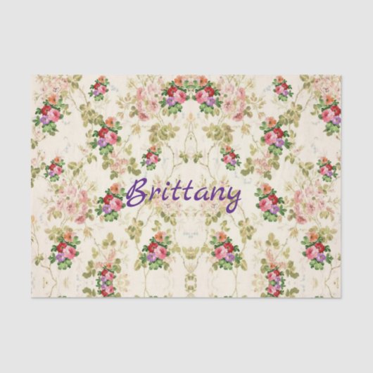 Decoratief tissuepapier floral (Voorkant)