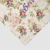 Decoratief tissuepapier floral (Detail)