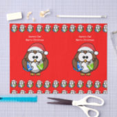 Decoratief tissuepapier kerstuil (Craft)