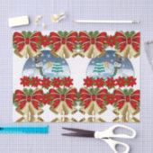 Decoratief tissuepapier met kerstsnowman (Craft)