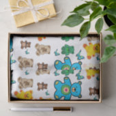 Decoratief tissuepapier teddyberen (Geschenk)