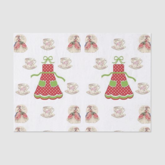 Decoratief tissuepapier Victoriaans (Voorkant)