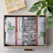 Decoratief tissuepapier winkelen New York (Geschenk)