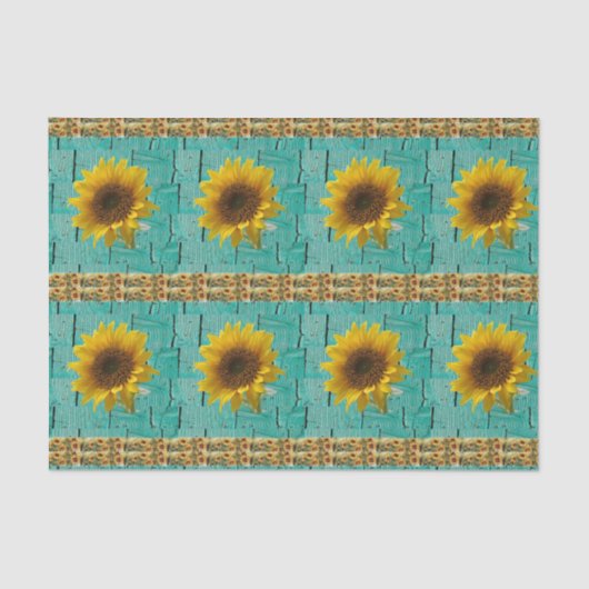 Decoratief tissuepapier Zonnebloem (Voorkant)