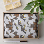 Decoratief tissuepapiervleermuizen halloween tissuepapier (Geschenk)