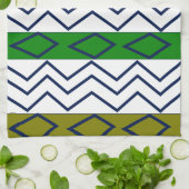 Decoratief Trendy Chevron Stripes Pattern Theedoek (Gevouwen)