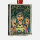 Decoratief vierkant metalen ornament (Rechts)