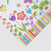Decoratief weefsel van papiervogels tissuepapier (Detail)