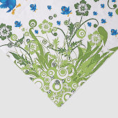 Decoratief weefsel van papiervogels tissuepapier (Detail)