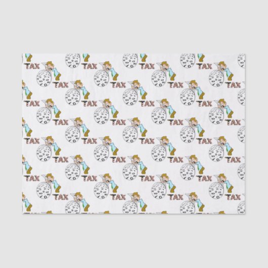 Decoratief weefselpapier accountant tissuepapier (Voorkant)