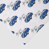 Decoratief weefselpapier auto-salesman tissuepapier (Detail)