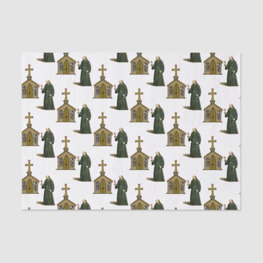 Decoratief weefselpapier Priest Tissuepapier (Voorkant)