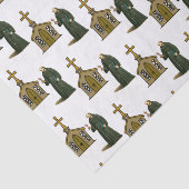 Decoratief weefselpapier Priest Tissuepapier (Detail)