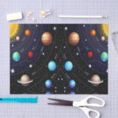 Decoratief weefselpapierruimte universum tissuepapier (Craft)