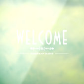 Decoratief Welkomstbord, Raamsticker (Vel 3)