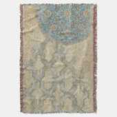 Decoratief zilver Bosbouw Deken (Voorkant Verticaal)