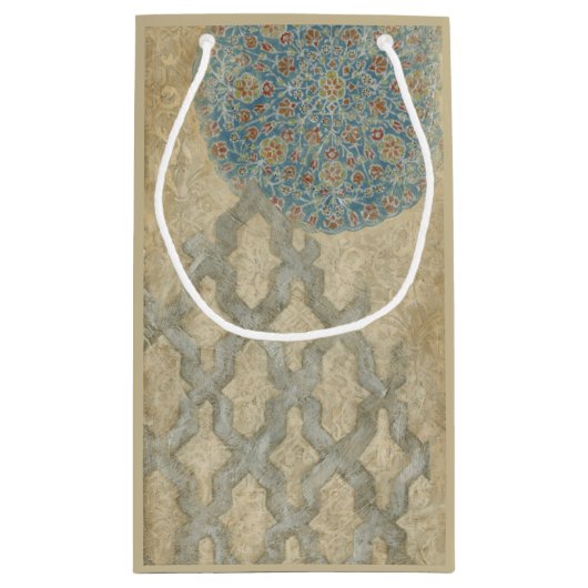 Decoratief zilver Bosbouw Klein Cadeauzakje (Achterkant)