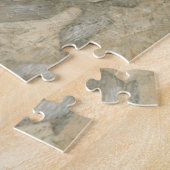 Decoratief zilver Bosbouw Legpuzzel (Zijkant)