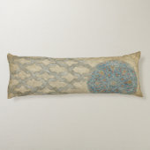 Decoratief zilver Bosbouw Lichaamskussen (Achterkant)