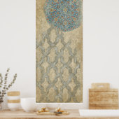 Decoratief zilver Bosbouw Poster (Keuken)