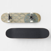 Decoratief zilver Bosbouw Skateboard (Horizontaal)