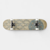 Decoratief zilver Bosbouw Skateboard (Horizontaal)