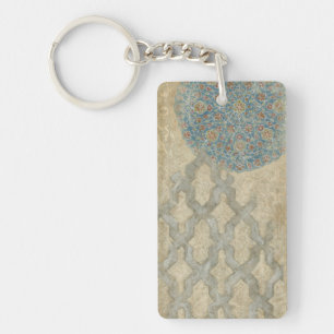 Decoratief zilver Bosbouw Sleutelhanger