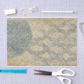 Decoratief zilver Bosbouw Tissuepapier (Craft)