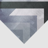 Decoratief zwart/wit vervormd patroon tissuepapier (Detail)