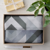 Decoratief zwart/wit vervormd patroon tissuepapier (Geschenk)