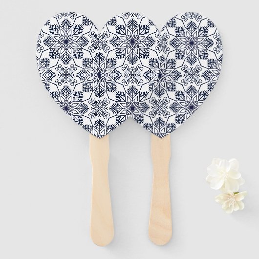 Decoraties Handwaaier (Voorkant en achterkant)