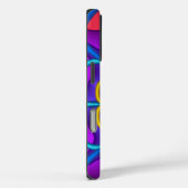 Decoratieve abstracte bloemvorm Case-Mate iPhone case (Achterkant / Rechts)