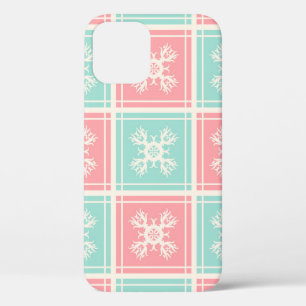 Decoratieve achtergrond met naadloze elementaire s iPhone 12 hoesje