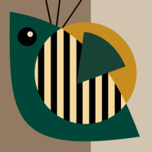 Decoratieve artistieke Birthday-kaart met tekst