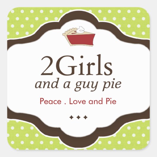 Decoratieve bakkerij Stickers (Voorkant)