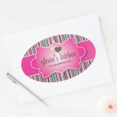 Decoratieve bakkerijprijs Label stickers (Envelop)