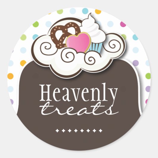 Decoratieve banketbakker Stickers (Voorkant)