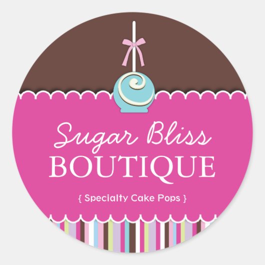 Decoratieve banketbakker Stickers (Voorkant)