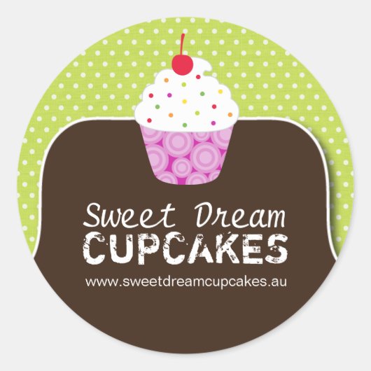 Decoratieve banketbakker Stickers (Voorkant)