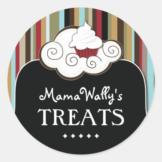 Decoratieve banketbakker Stickers (Voorkant)