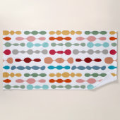 Decoratieve Barbells Strandlaken (Voorkant)