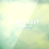 Decoratieve Black Friday Sale Raamsticker (Vel 3)