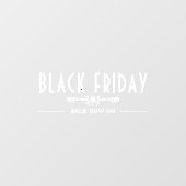 Decoratieve Black Friday-uitverkoop Raamsticker (Vel)