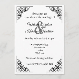 Decoratieve bloeiende hoeken Weddenschap Kaart