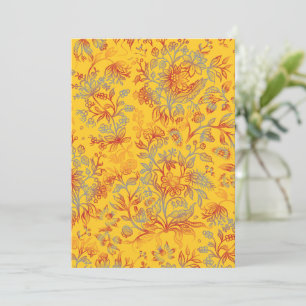 Decoratieve bloemen 16 bedankkaart