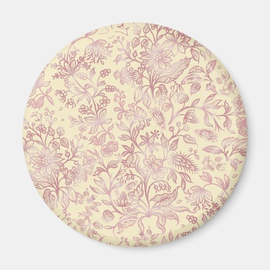 Decoratieve bloemen 18 magneet (Voorkant)