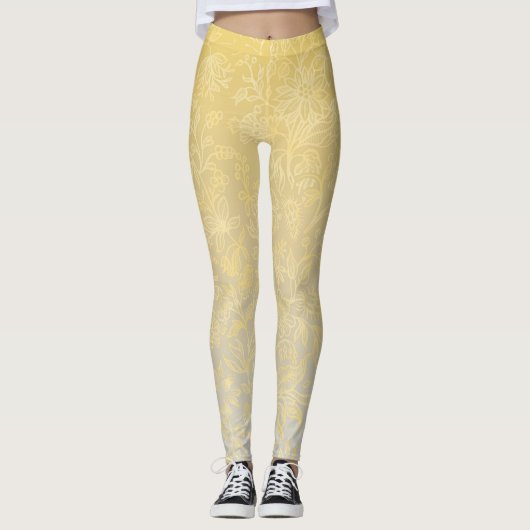 Decoratieve bloemen 20 leggings (Voorkant)