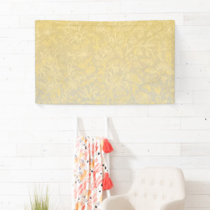 Decoratieve bloemen 20 spandoek